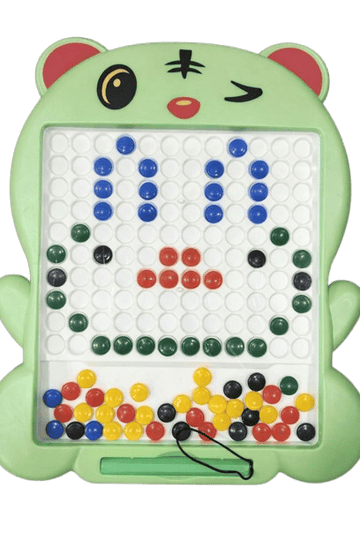 Kids Magnetic Drawing Board Toy with Pen | Creative Learning Game for Early Development (Green)