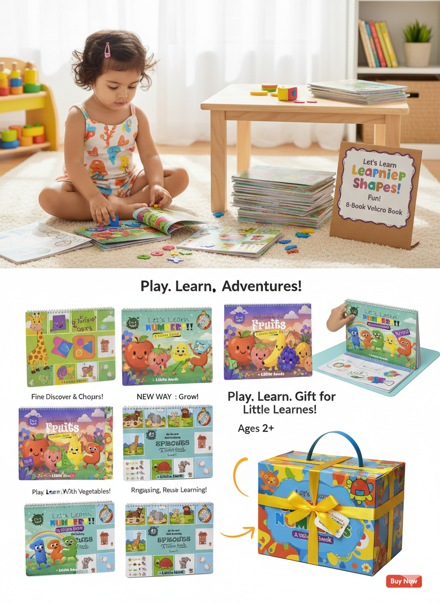 Best Activity Books for 1–2 Year Olds to Boost Early Brain Development