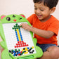 Kids Magnetic Drawing Board Toy with Pen | Creative Learning Game for Early Development (Green)