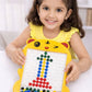 Magnetic Beads Learning Board Toy for Kids | Educational Play & Brain Development Game (Yellow)