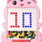 Magnetic Bead Art Board with Stylus for Kids | Fun Drawing & Early Learning Toy (Pink)