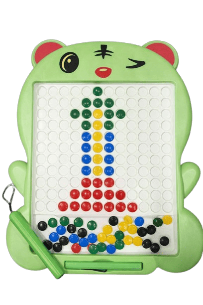 Kids Magnetic Drawing Board Toy with Pen | Creative Learning Game for Early Development (Green)