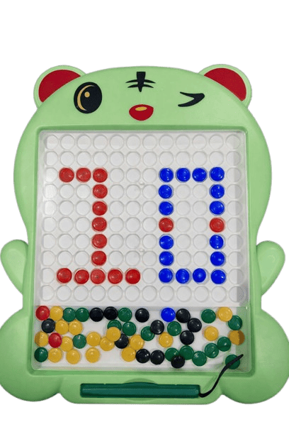 Kids Magnetic Drawing Board Toy with Pen | Creative Learning Game for Early Development (Green)
