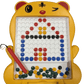 Magnetic Beads Learning Board Toy for Kids | Educational Play & Brain Development Game (Yellow)